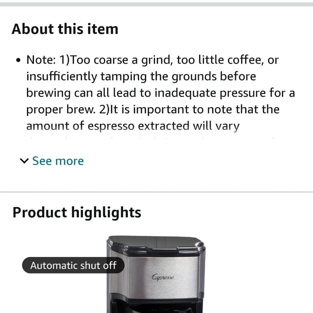 Jura Cypresso Coffee Maker model 426 in excellent condition.  Great for a apartm - Picture 12 of 12